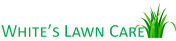 White Lawn Care Logo