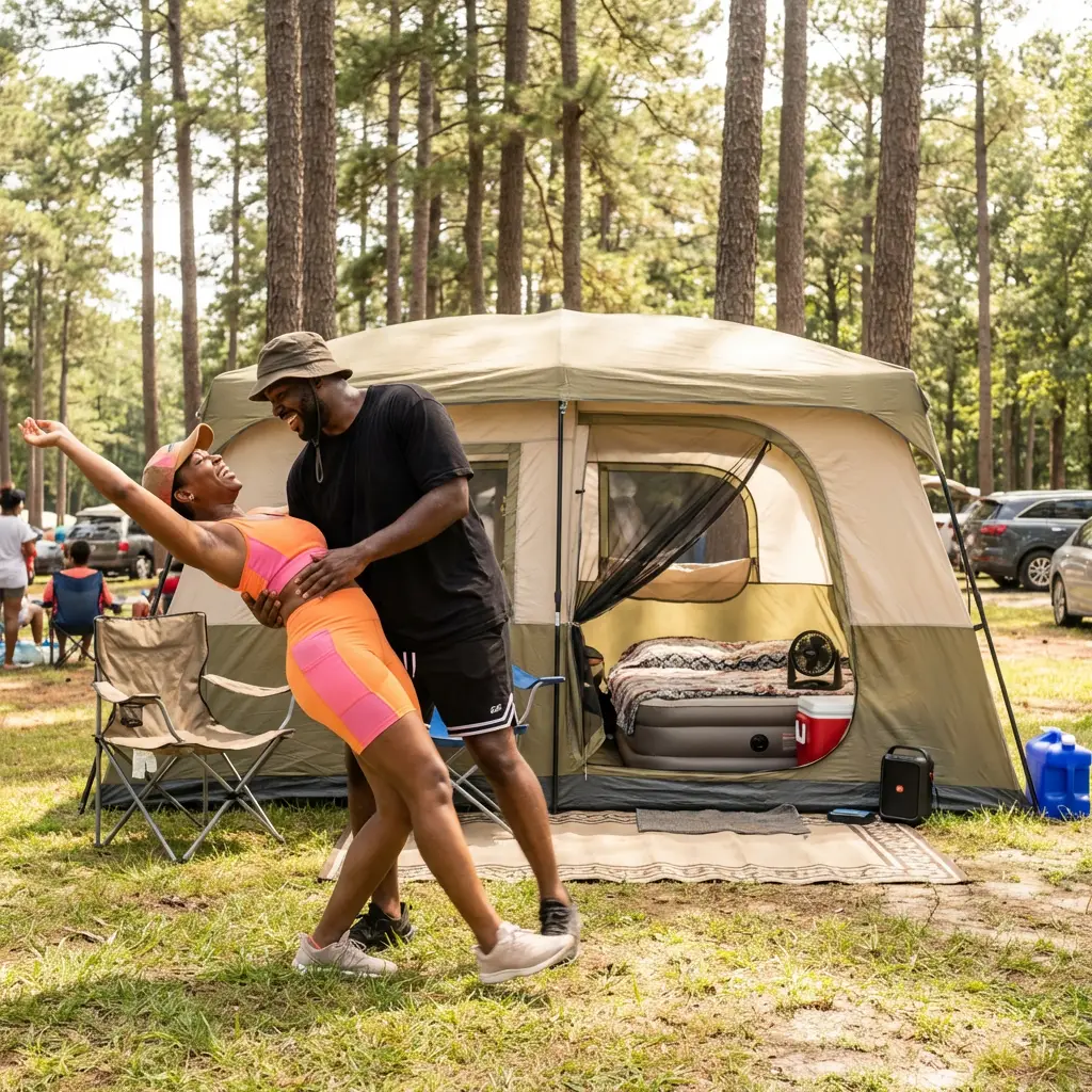 Black Couple Camping at Melanated Campout (5)