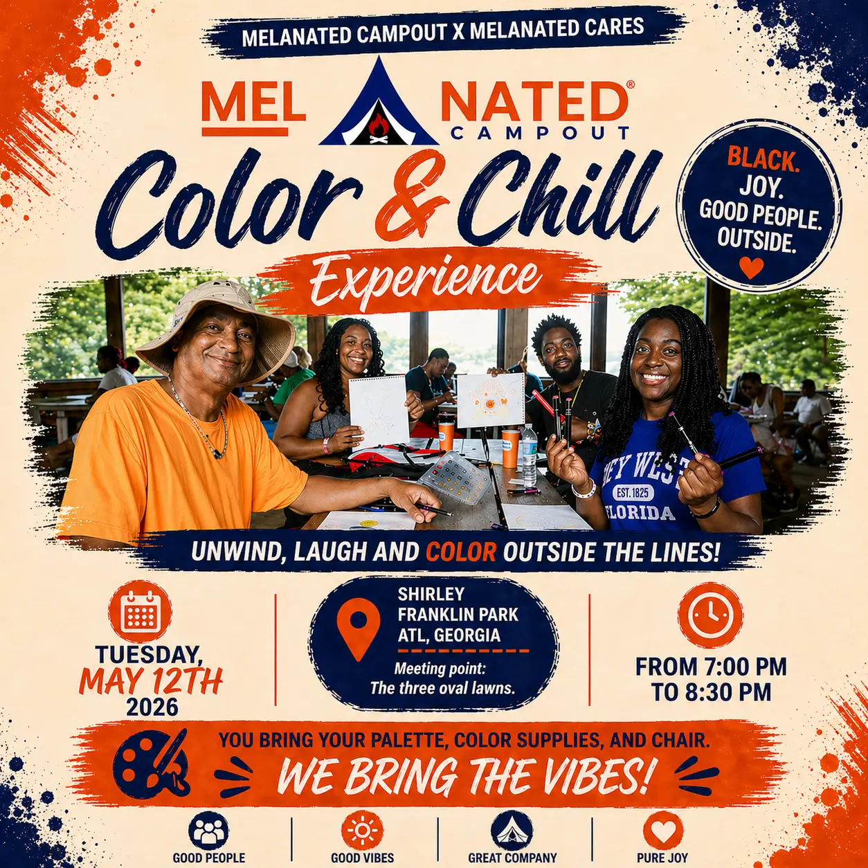 Color& Chill Flyer- May 12 in Atlanta GA
