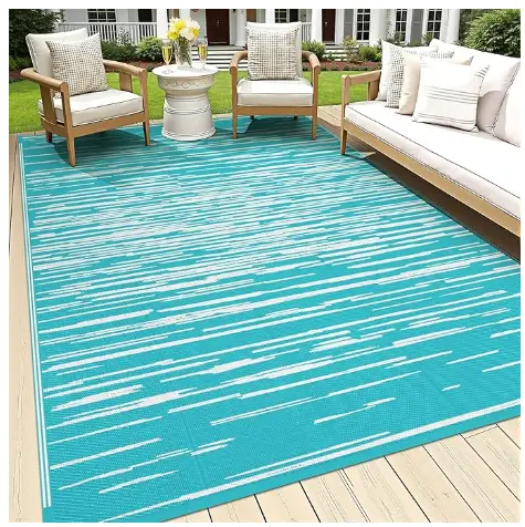 HEBE Waterproof Reversible Indoor/Outdoor Rug
